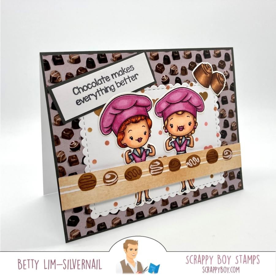 I Want It All Bundle - Everyone's Favorite Red Head scrappyboystamps