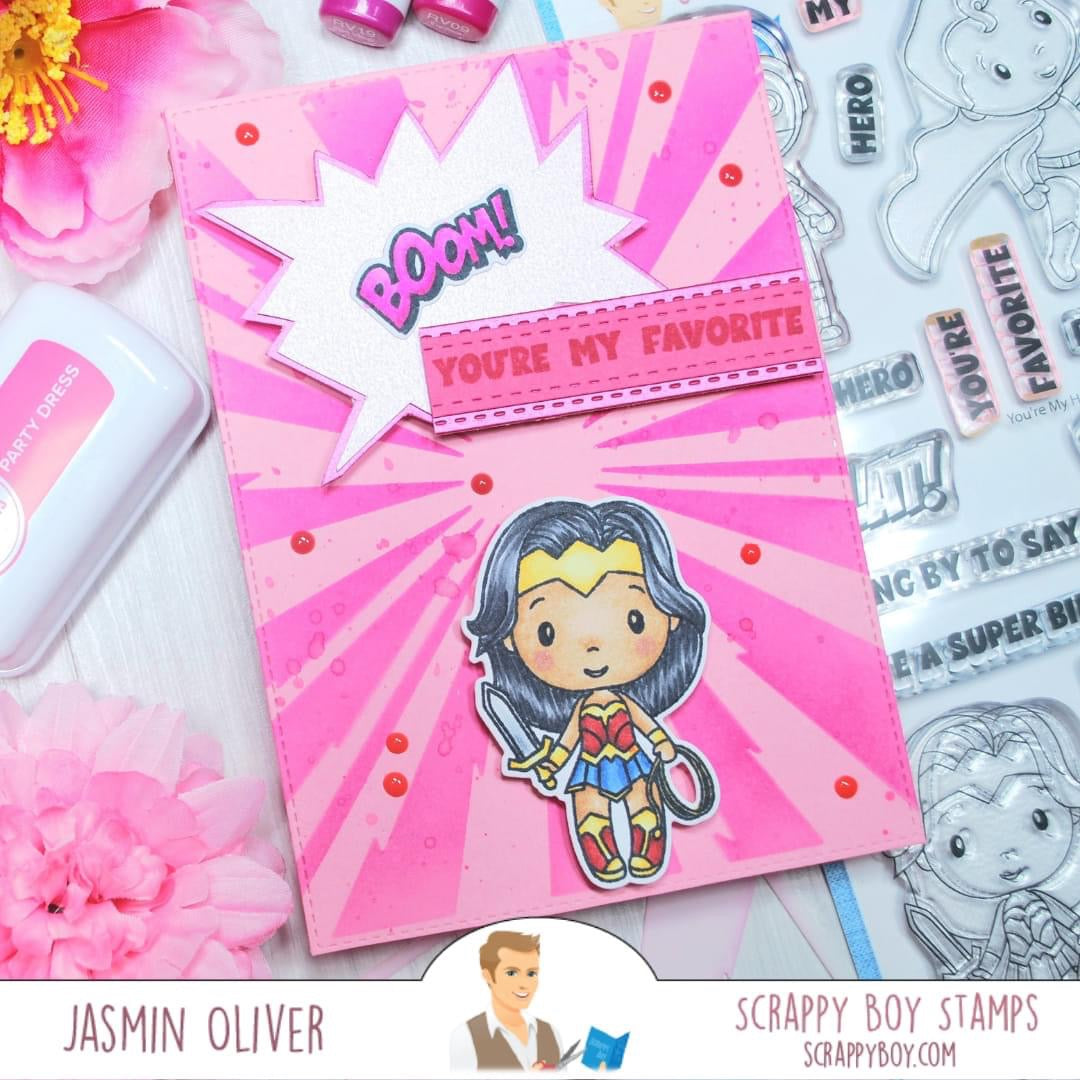 I Want It All Bundle - Superheroes Release scrappyboystamps
