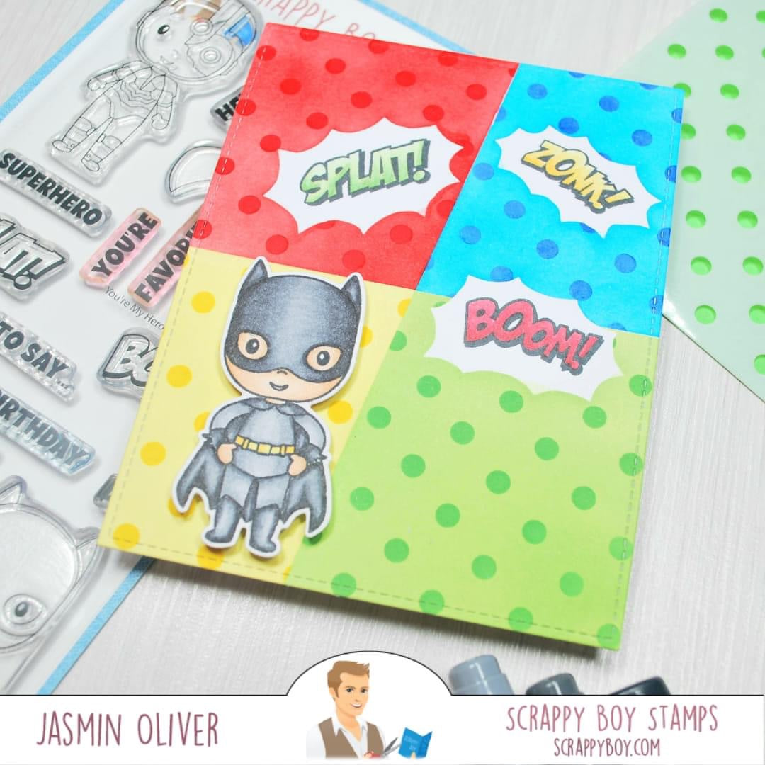 I Want It All Bundle - Superheroes Release scrappyboystamps