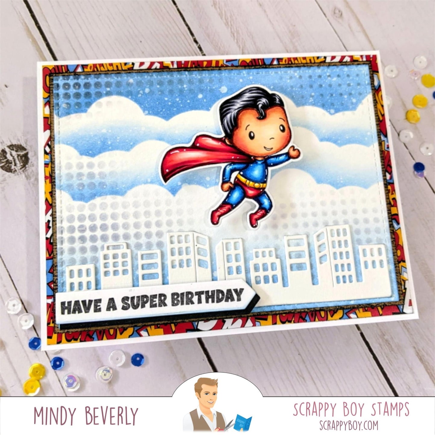 I Want It All Bundle - Superheroes Release scrappyboystamps