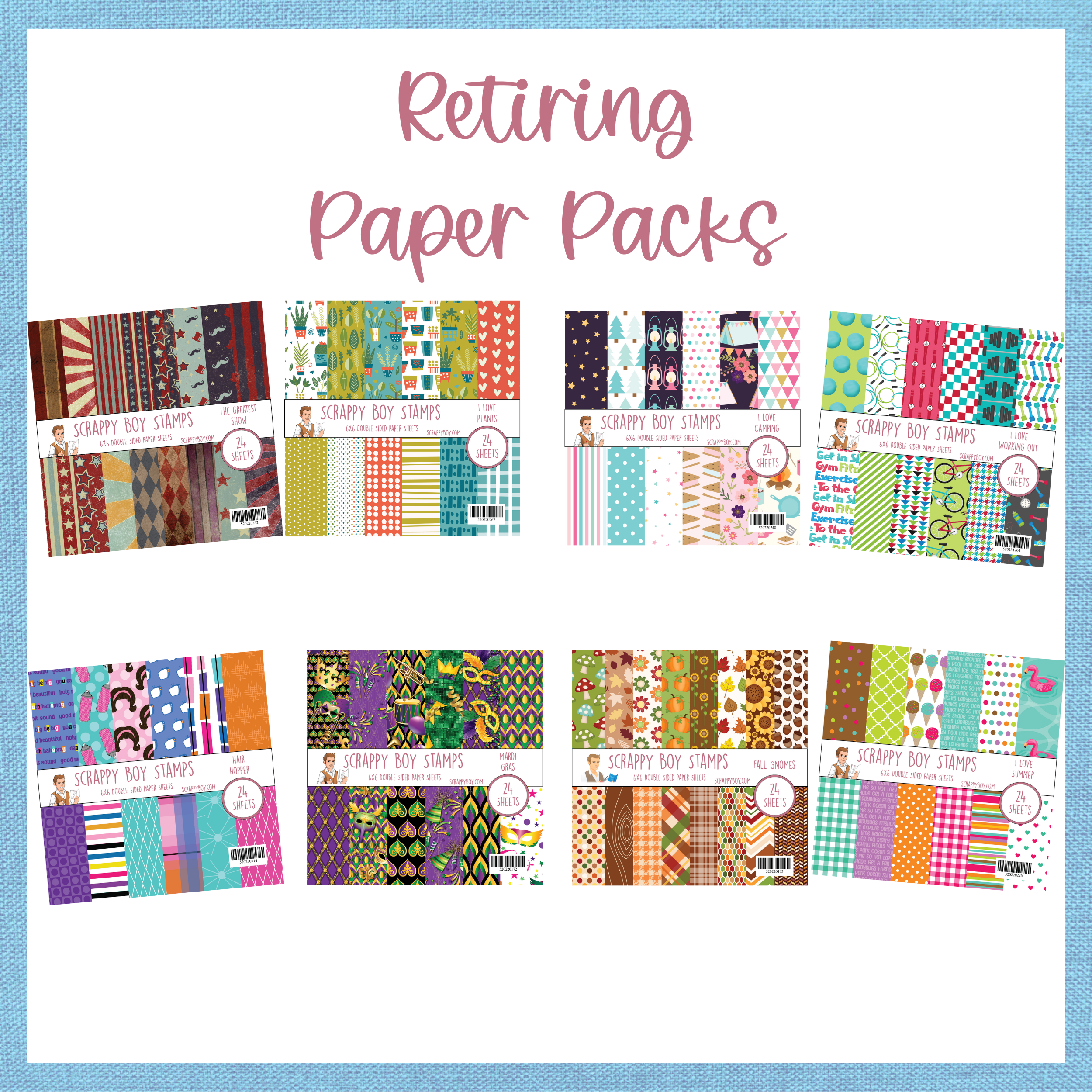 Retiring Paper Packs – Page 2 – Scrappy Boy Stamps
