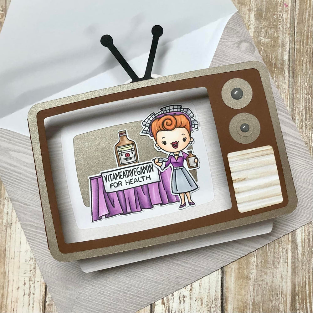 Everyone's Favorite Red Head - 6x8 Stamp - Scrappy Boy Stamps