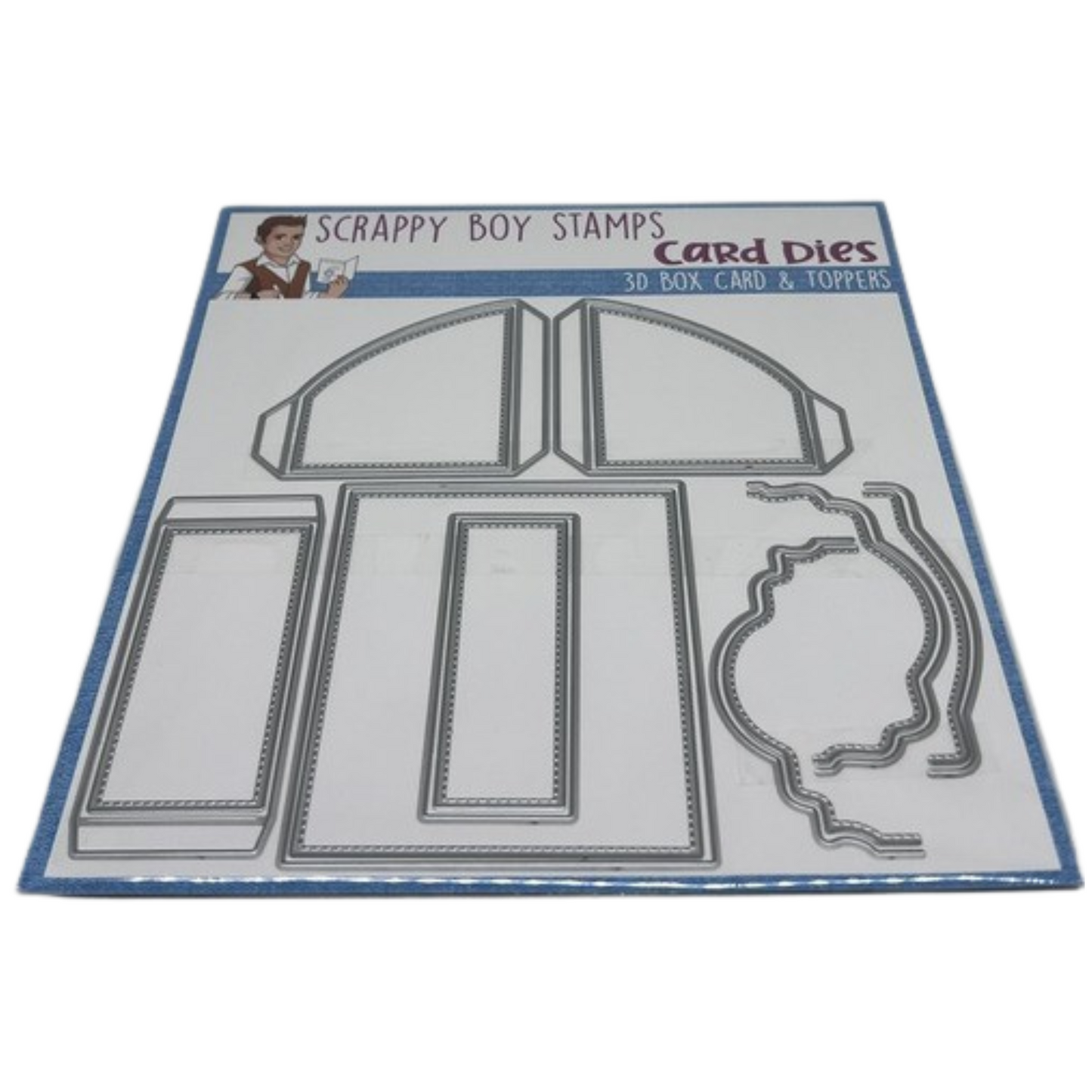 3D Box Card & Toppers Die Set scrappyboystamps