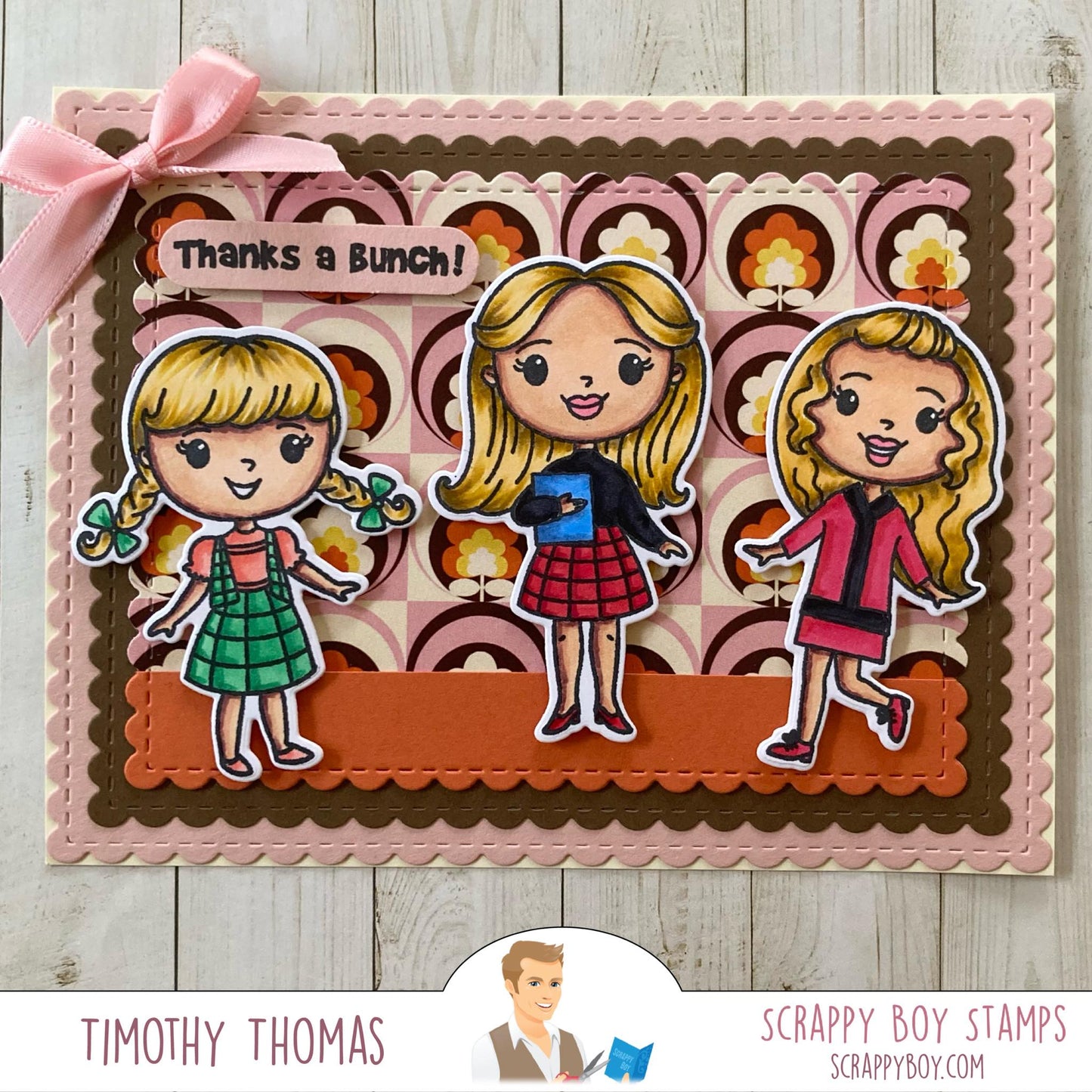 
                  
                    70's Family Girls- 6x8 Stamp Set
                  
                