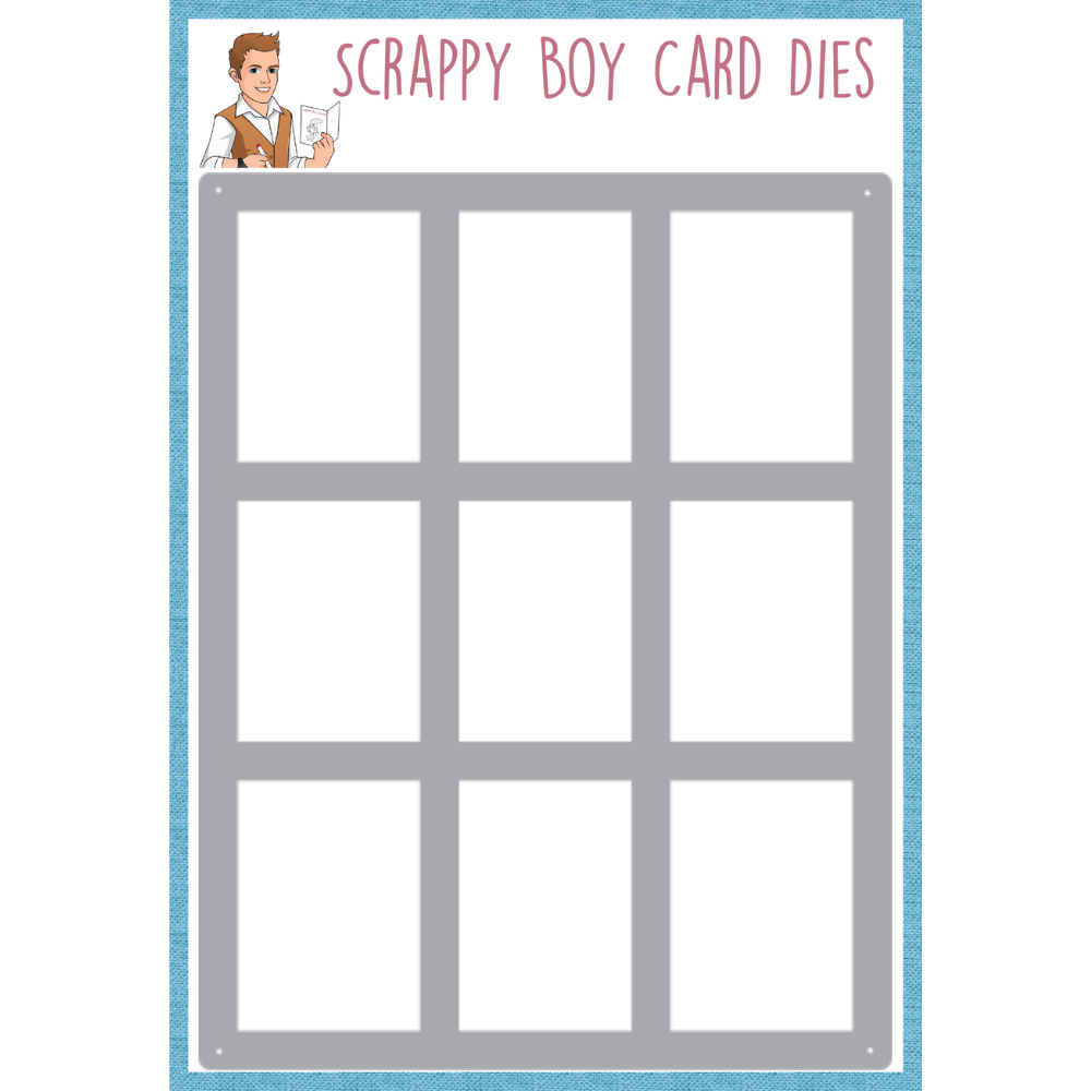 70's Family Rectangle Die scrappyboystamps