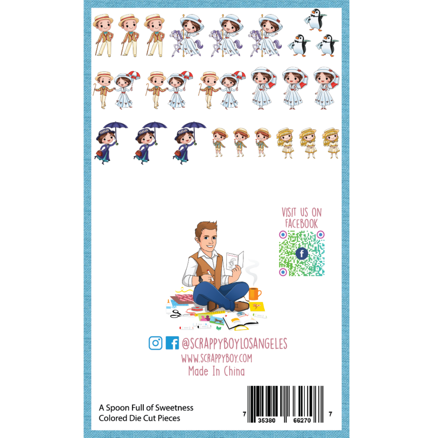 I Want It All Bundle - A Spoonful of Sweetness Scrappy Boy Stamps