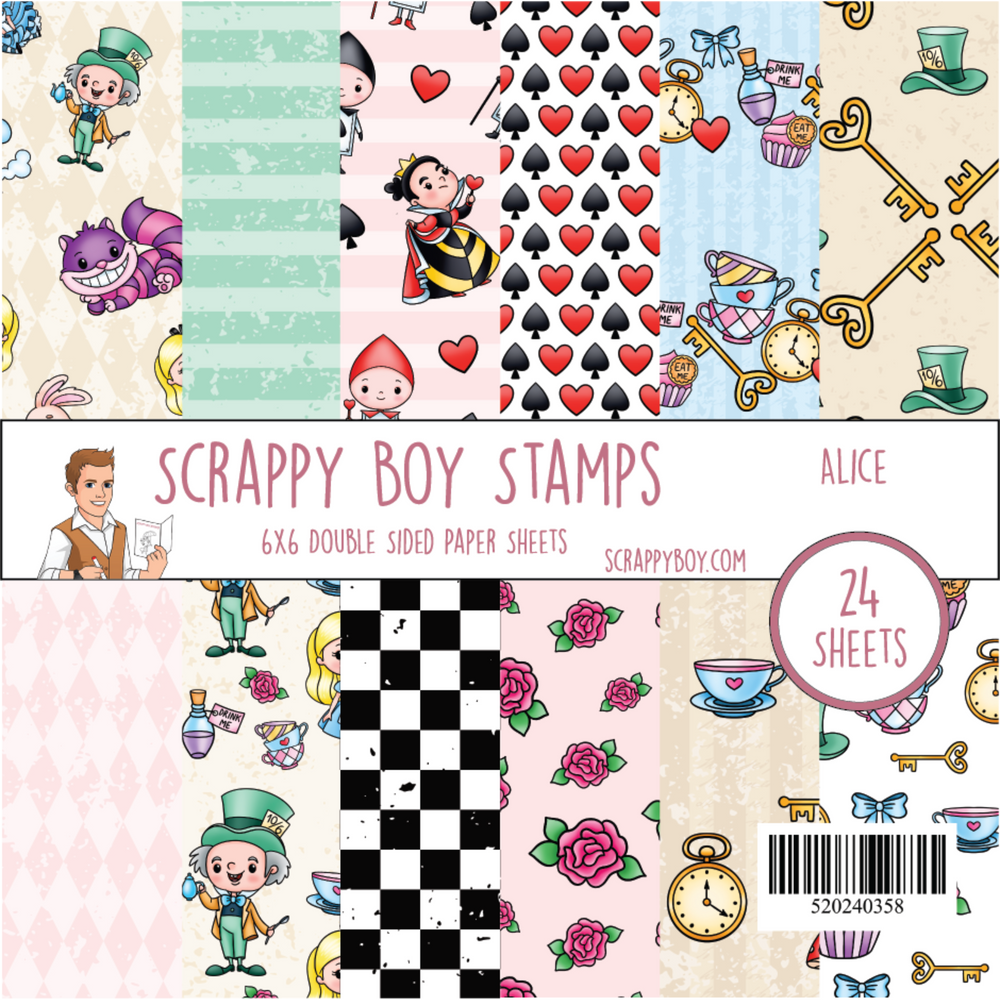 Core Bundle - Alice In Wonderland Release Scrappy Boy Stamps