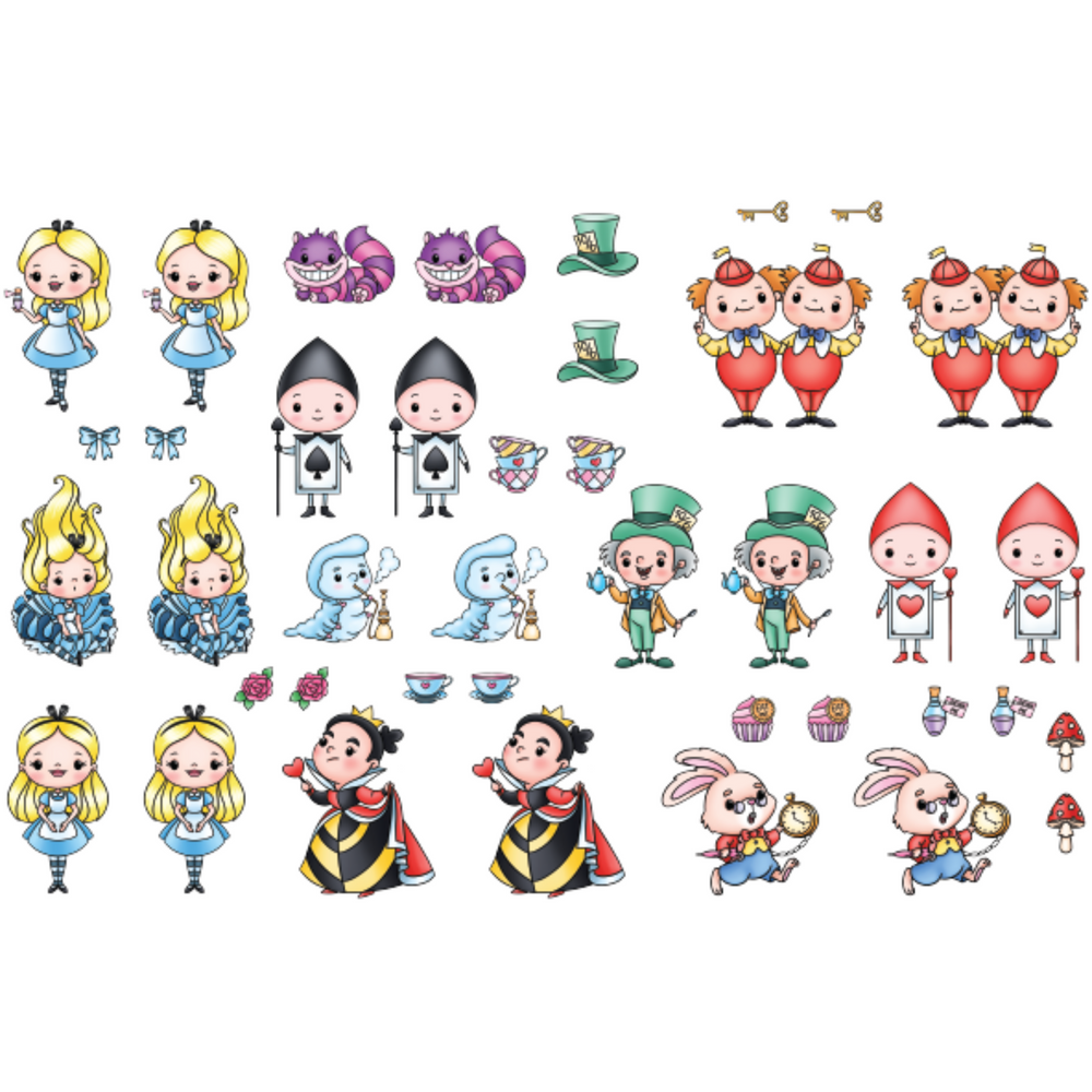 I Want It All Bundle - Alice In Wonderland Release Scrappy Boy Stamps