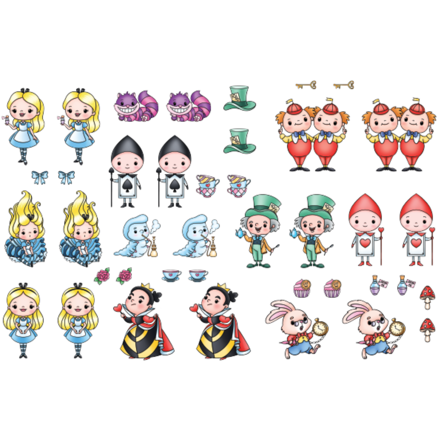 I Want It All Bundle - Alice In Wonderland Release Scrappy Boy Stamps