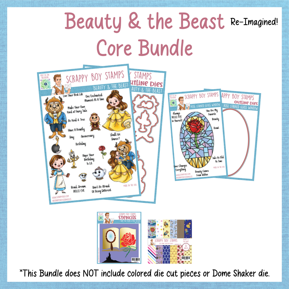 
                  
                    Core Bundle - Beauty & the Beast Release Scrappy Boy Stamps
                  
                