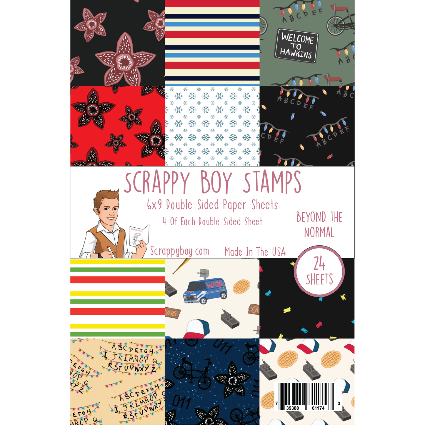 Beyond The Normal 6x9 Paper Pack scrappyboystamps