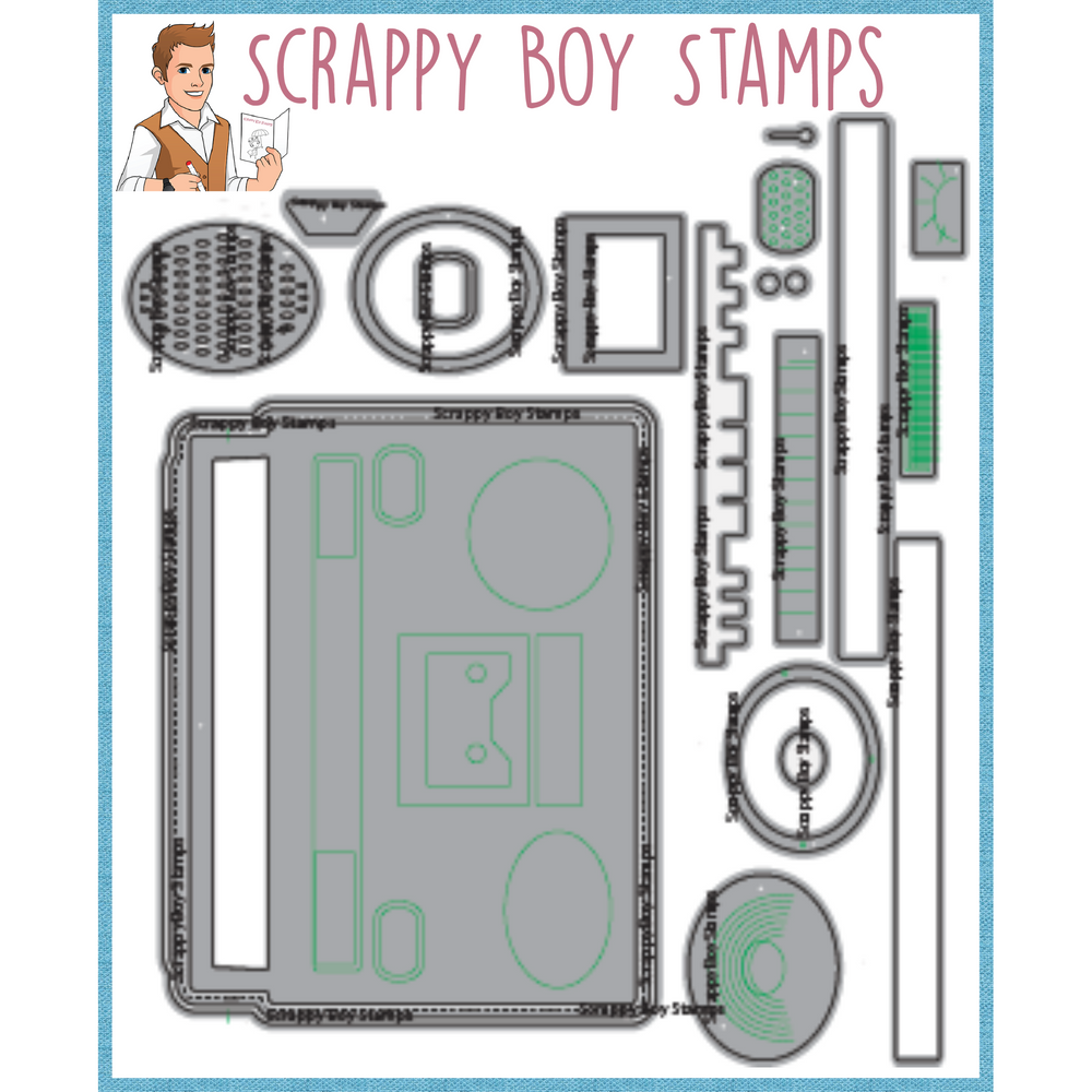
                  
                    I Want It All Bundle - Cute Girls I Love the 80's Release Scrappy Boy Stamps
                  
                