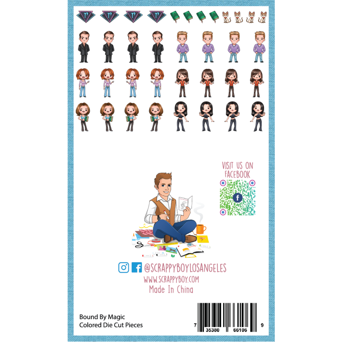 I Want It All Bundle - Bound By Magic Scrappy Boy Stamps