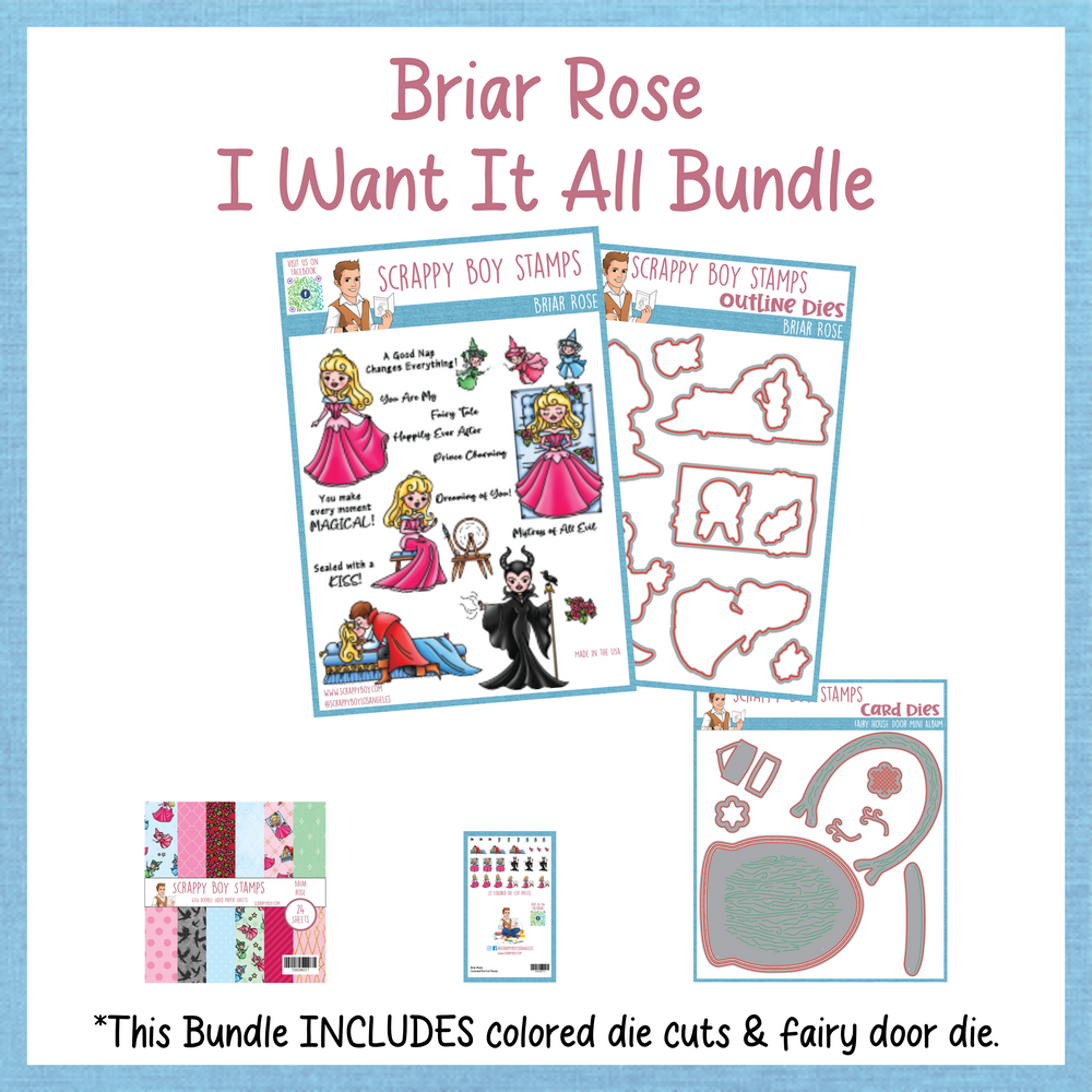 I Want It All Bundle - Briar Rose Release Scrappy Boy Stamps