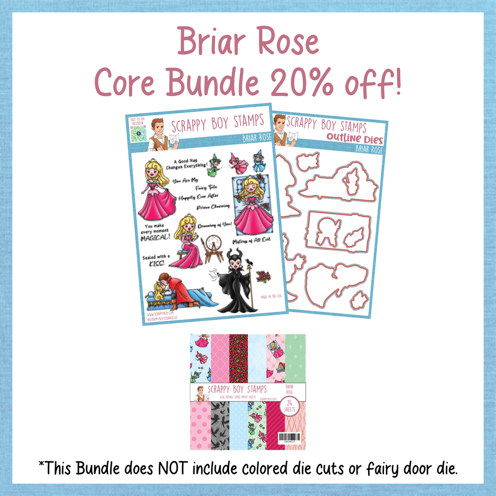Core Bundle - Briar Rose Release Scrappy Boy Stamps