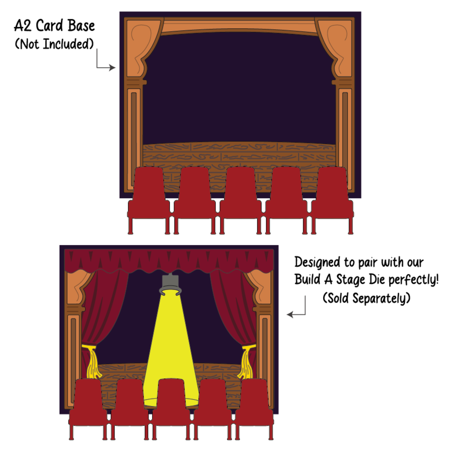 Build A Theater Die Set scrappyboystamps