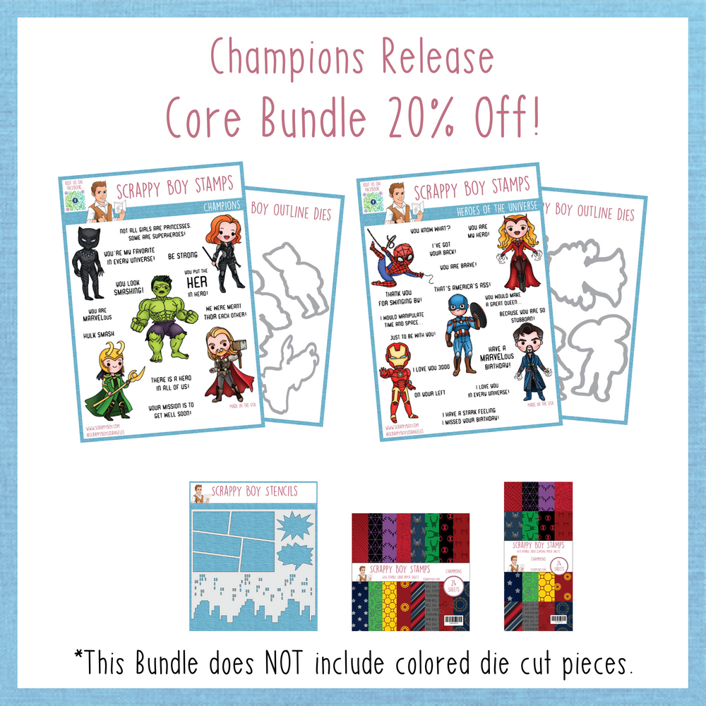 Core Bundle - Champions Release scrappyboystamps