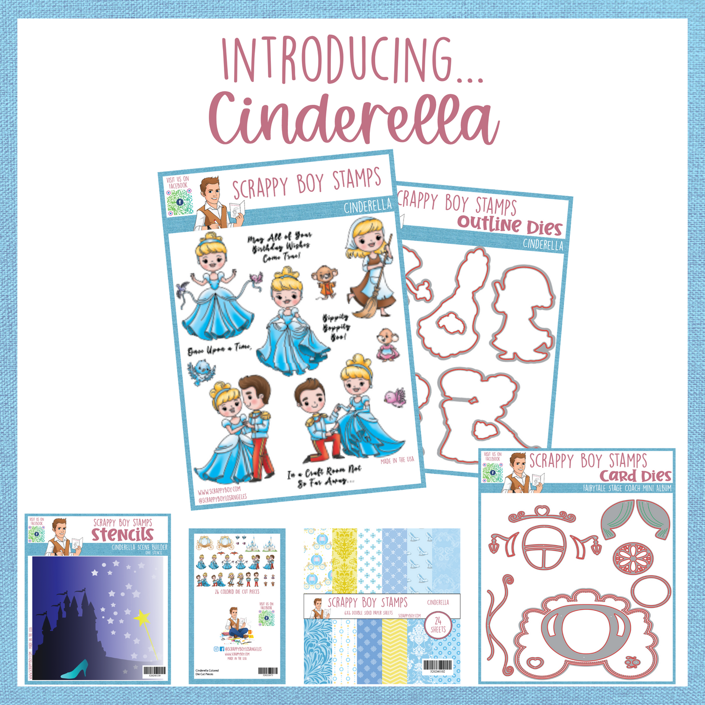 Cinderella Theme Stamps