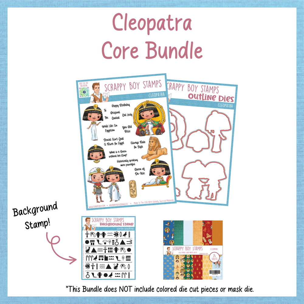 Core Bundle - Cleopatra Scrappy Boy Stamps