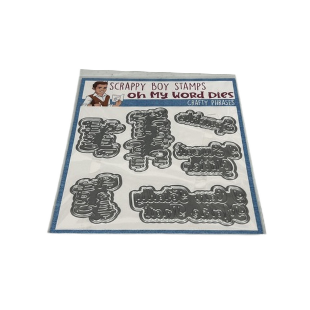 Crafty Phrases Word Dies scrappyboystamps