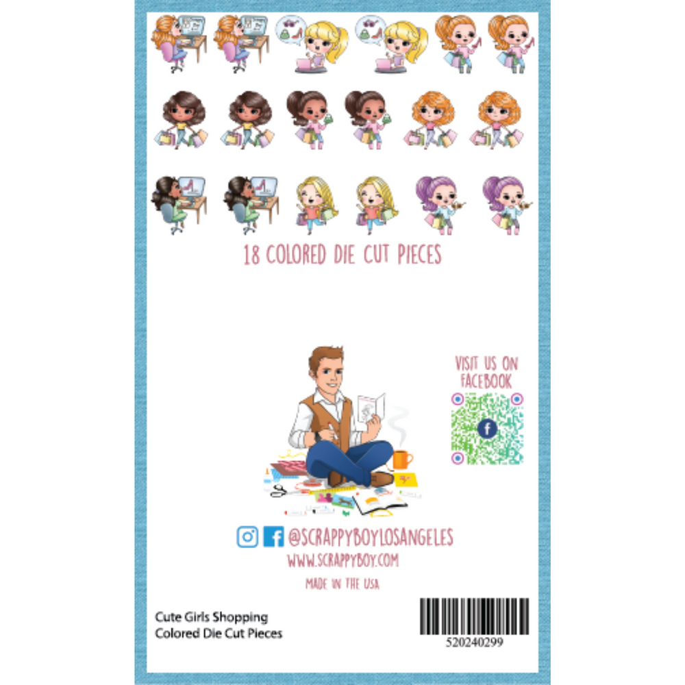 
                  
                    I Want It All Bundle - Cute Girls Shopping Release Scrappy Boy Stamps
                  
                