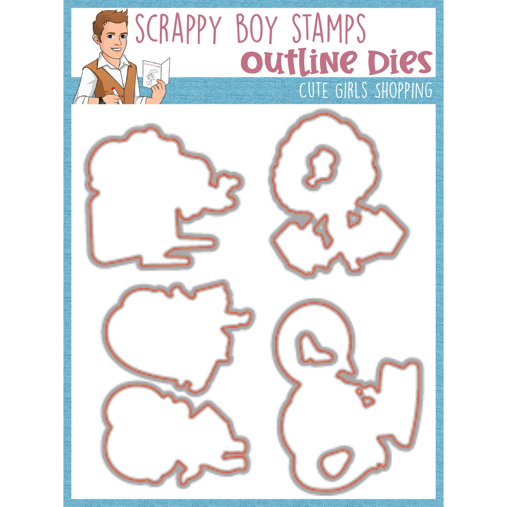 
                  
                    Bundle - Cute Girls Shopping Stamp & Outline Dies scrappyboystamps
                  
                