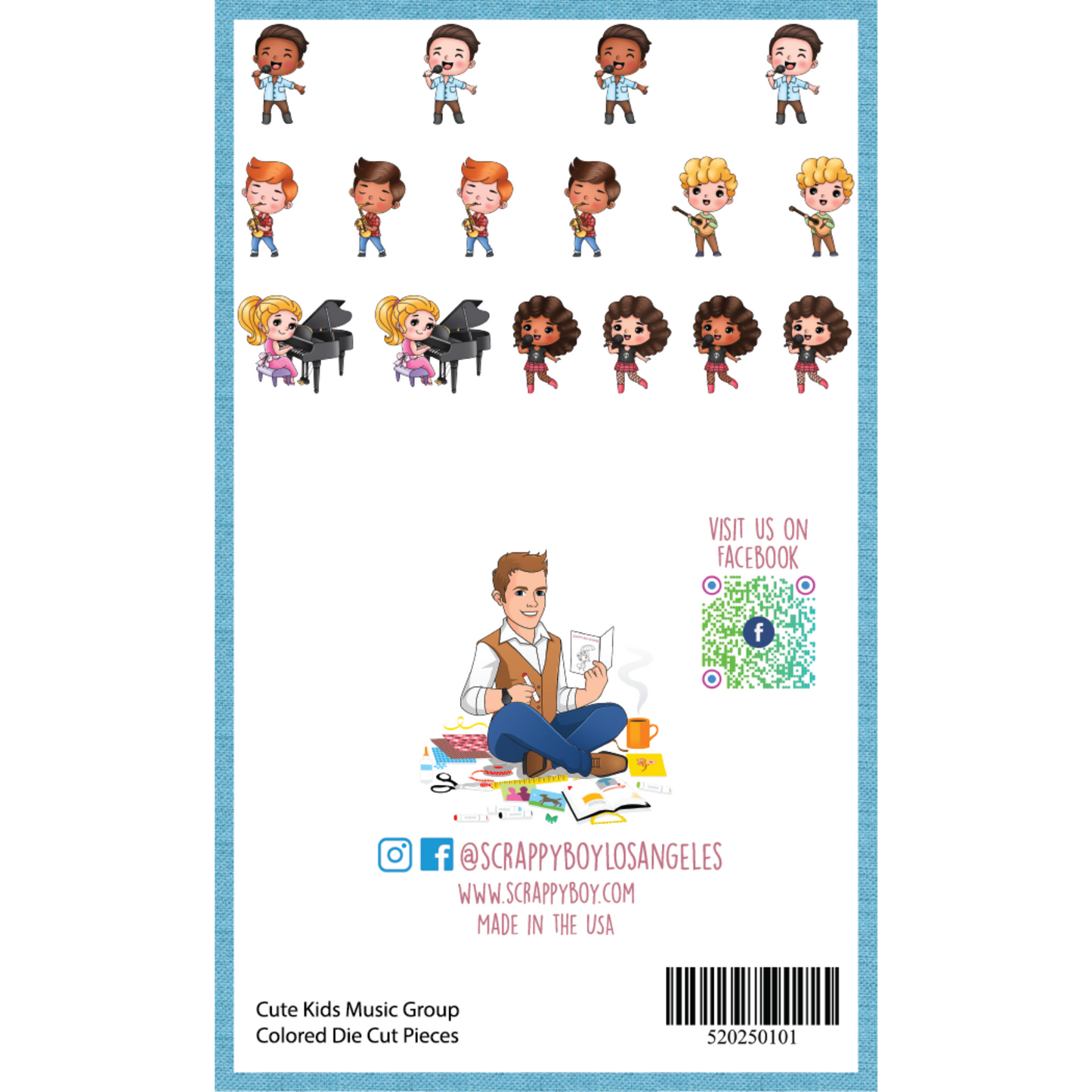 
                  
                    Cute Kids Music Group - Colored Die Cut Pieces
                  
                