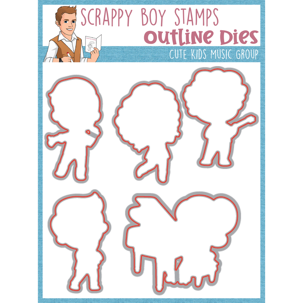 
                  
                    Bundle - Cute Kids Music Group Stamp & Outline Dies
                  
                