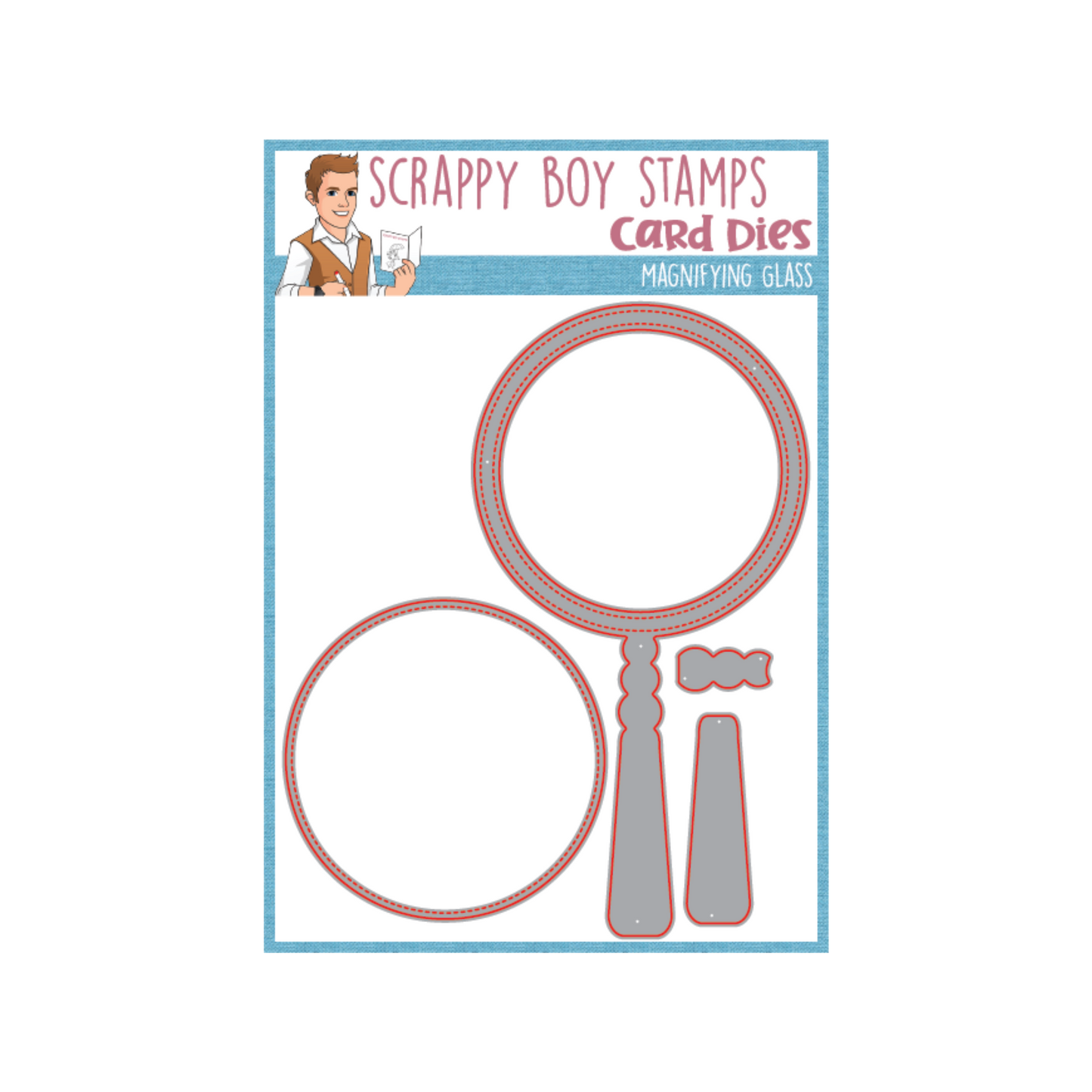Magnifying Glass Die scrappyboystamps
