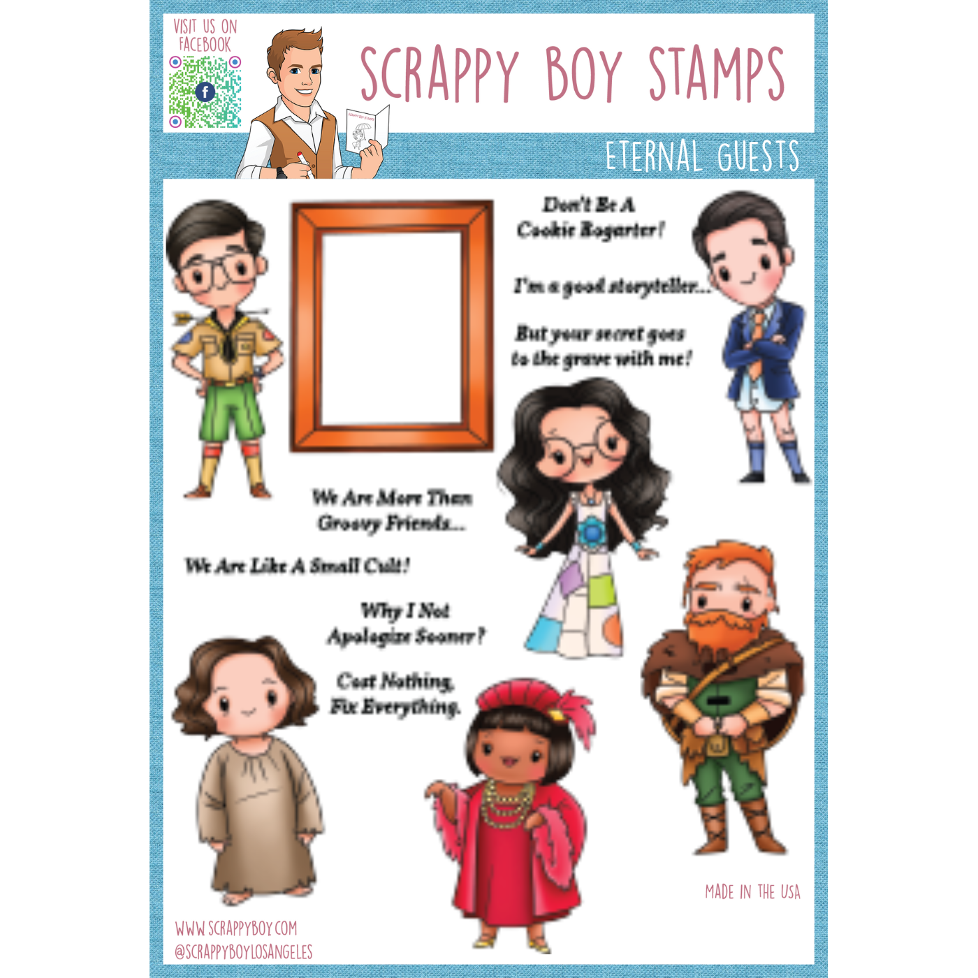 
                  
                    I Want It All Bundle - Eternal Guests Release Scrappy Boy Stamps
                  
                