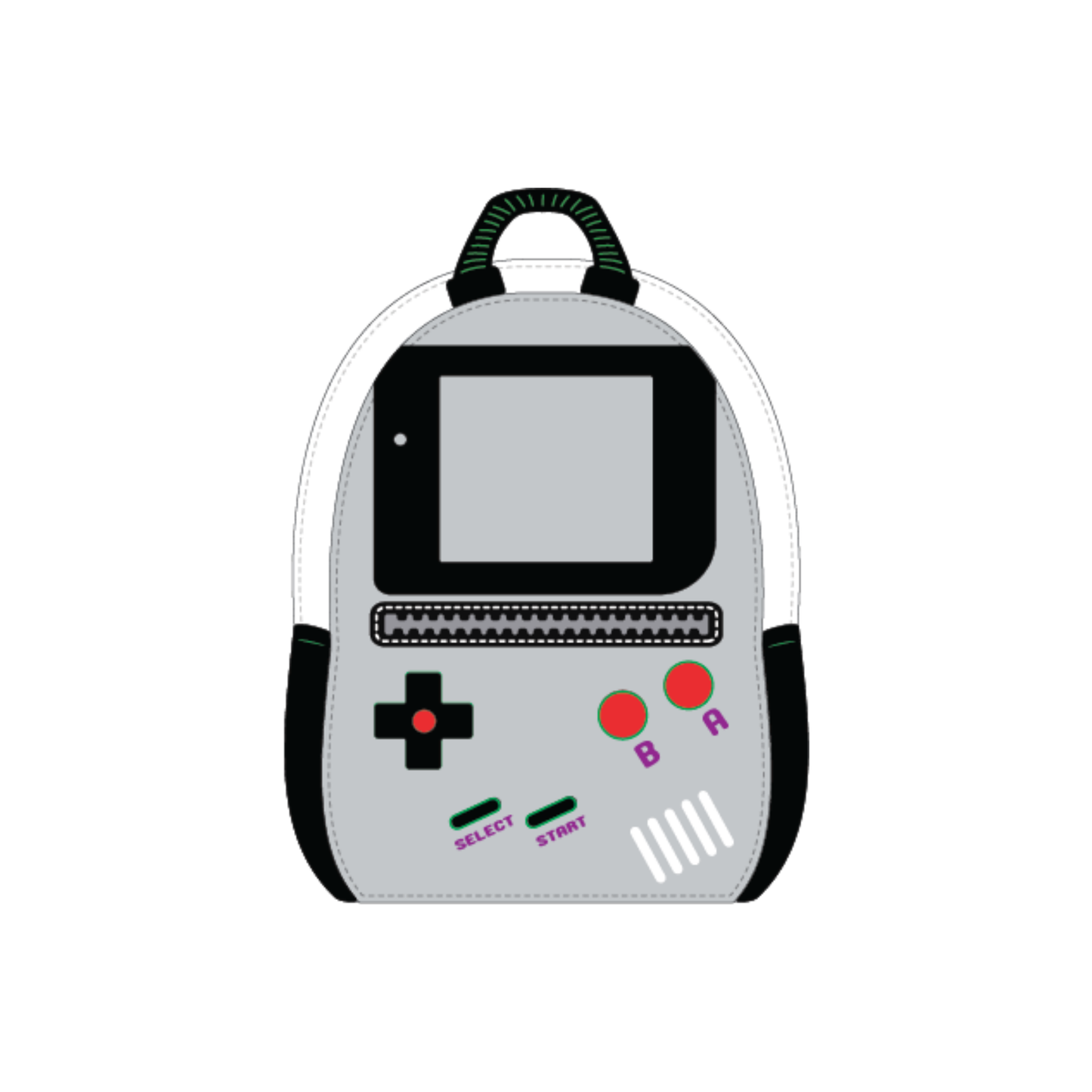Gamer Backpack Add On Die Set scrappyboystamps
