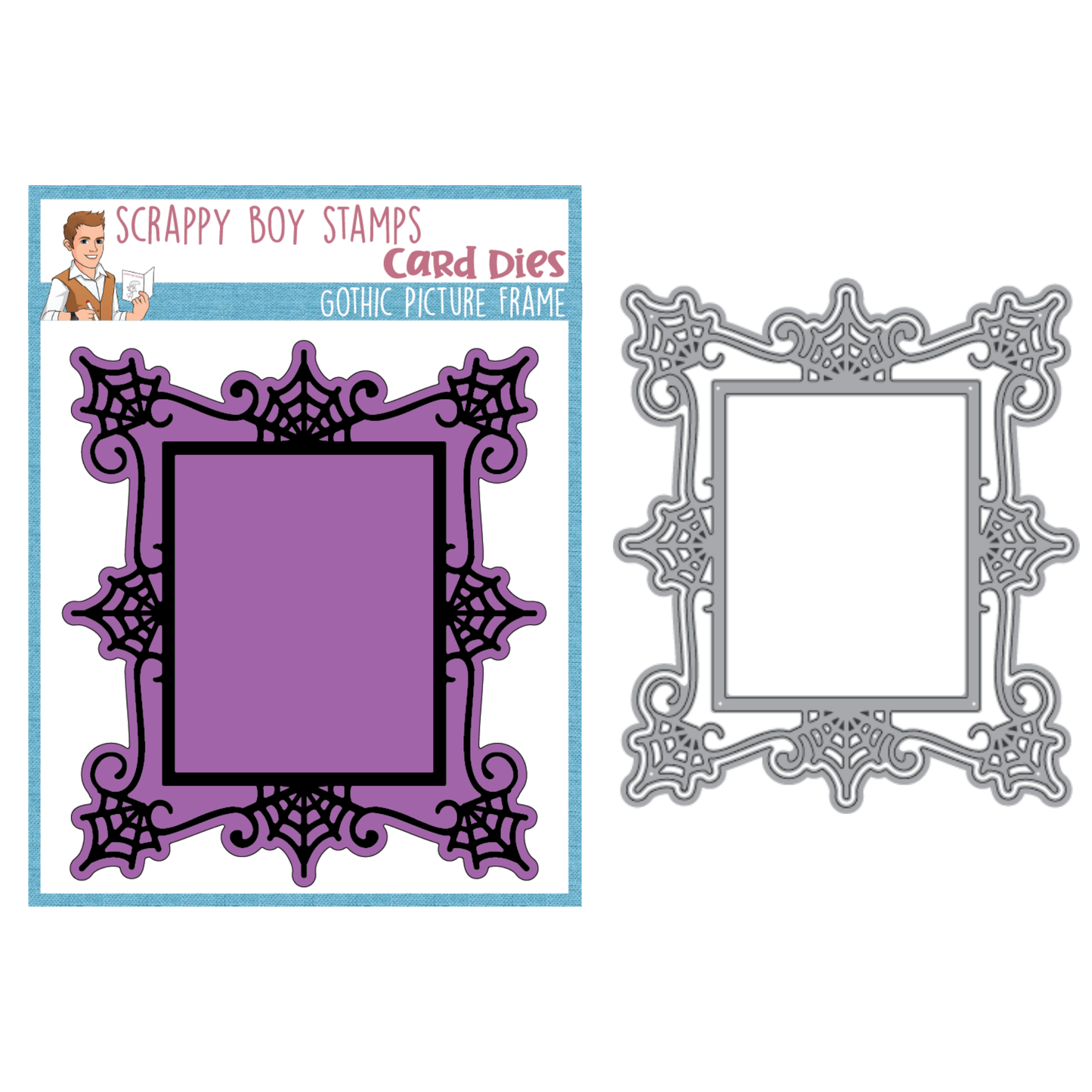 Gothic Picture Frame scrappyboystamps