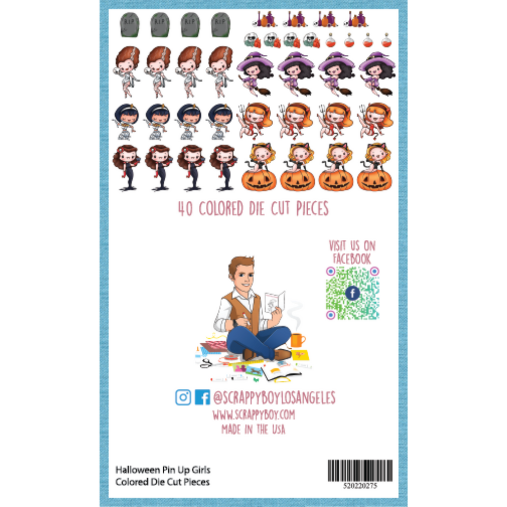 
                  
                    I Want It All Bundle - Halloween Pin Up Girls Release Scrappy Boy Stamps
                  
                
