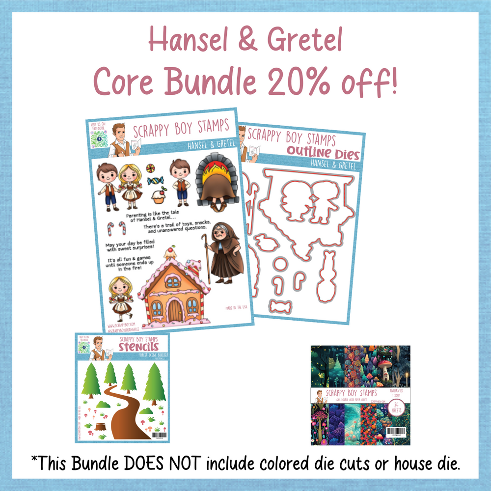 Core Bundle - Hansel & Gretel Release Scrappy Boy Stamps