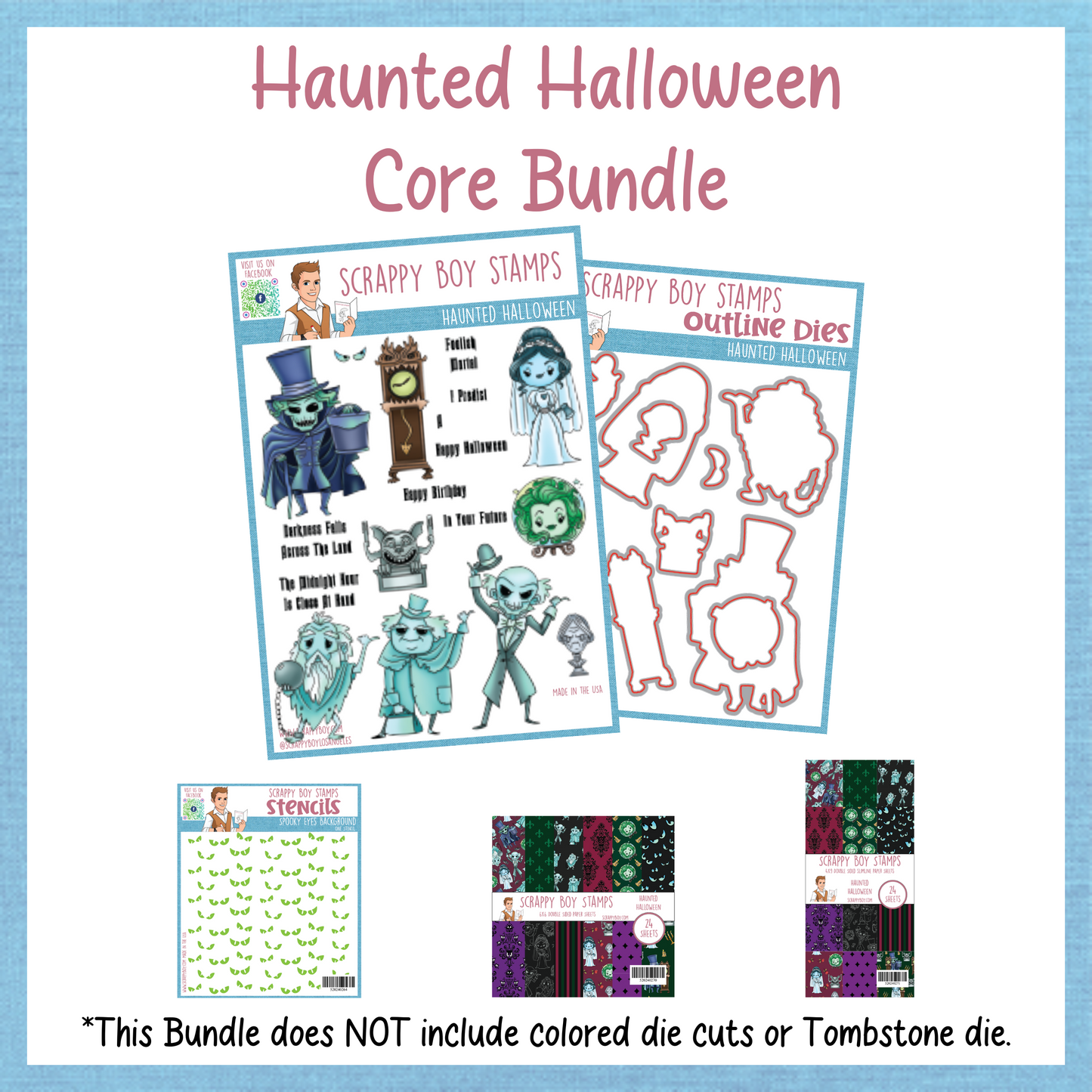 Core Bundle - Haunted Halloween Release Scrappy Boy Stamps