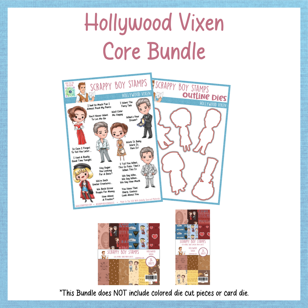 Core Bundle - Hollywood Vixen Scrappy Boy Stamps