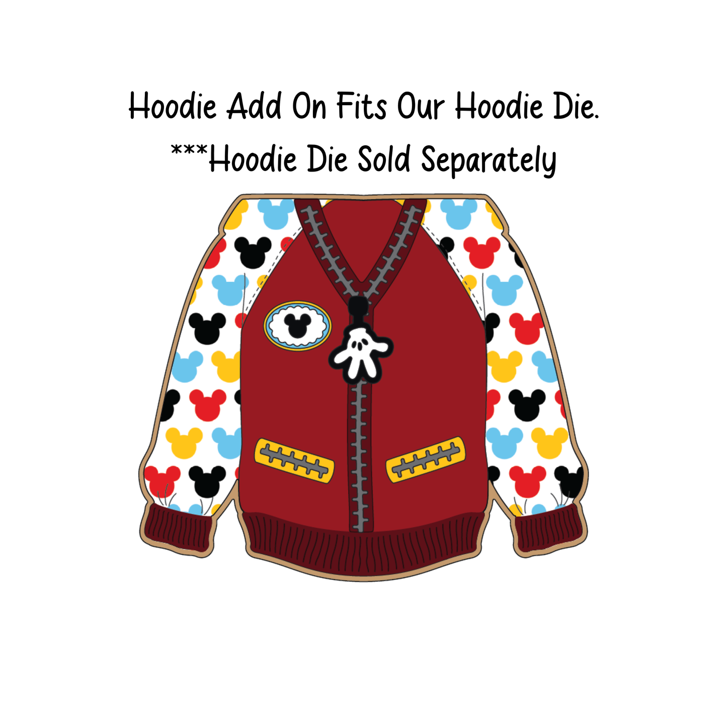 Hoodie Add On Die Set scrappyboystamps