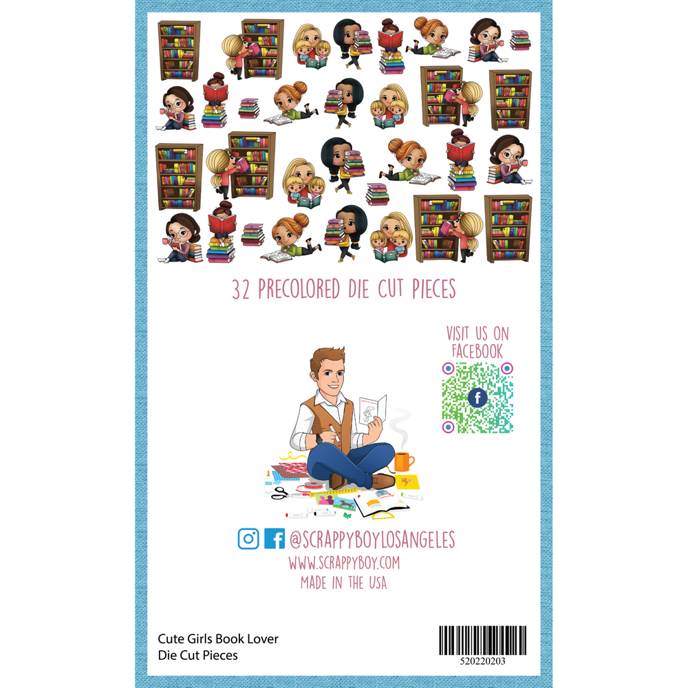 
                  
                    I Want It All Bundle - Cute Girls Book Lovers Release scrappyboystamps
                  
                