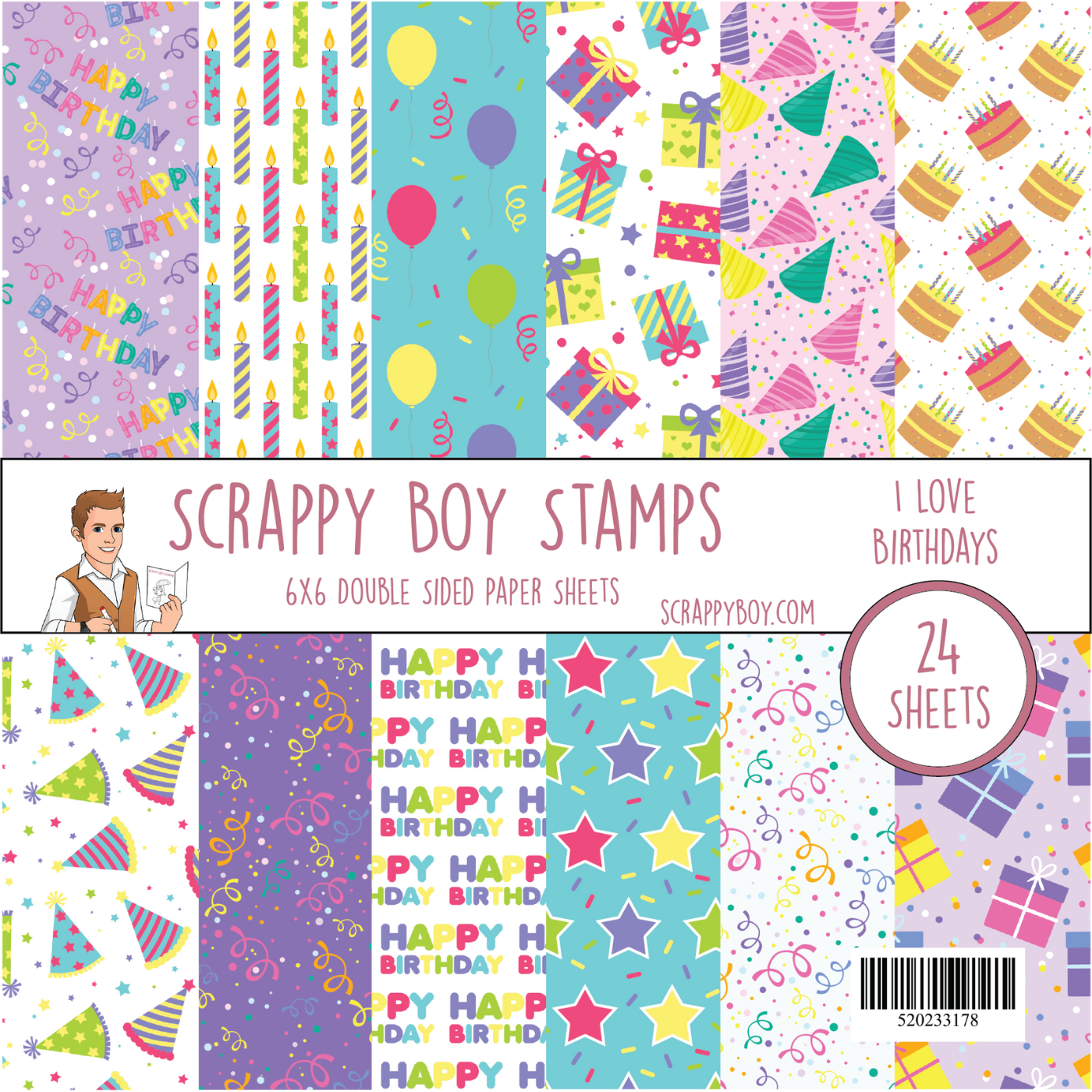
                  
                    I Want It All Bundle - Cute Girls Birthday Celebration Release Scrappy Boy Stamps
                  
                