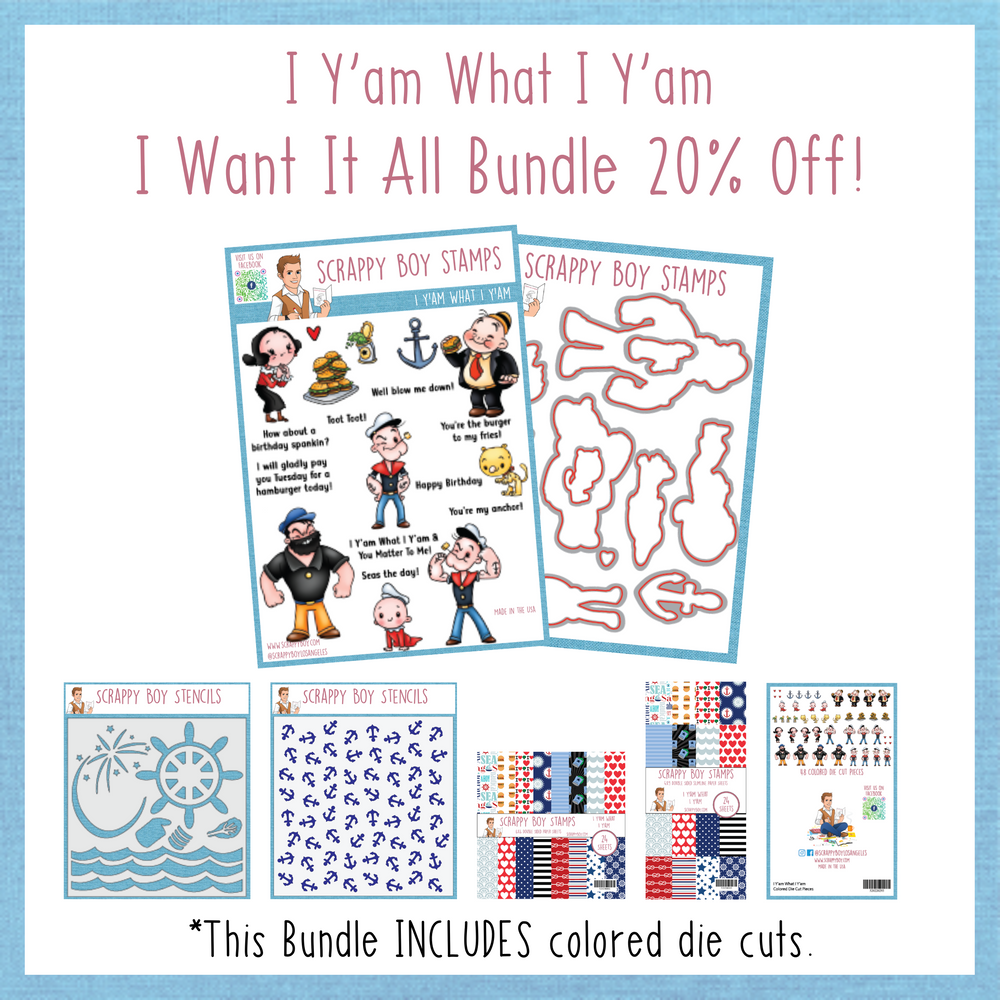 I Want It All Bundle - I Y'am What I Y'am Release Scrappy Boy Stamps