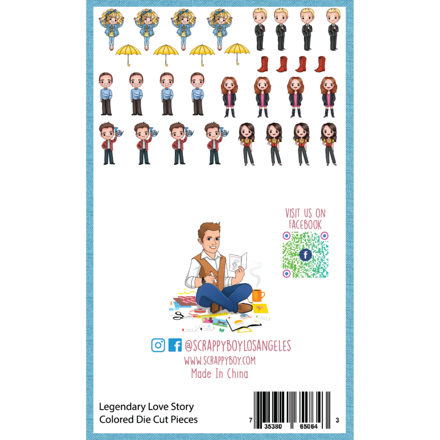 I Want It All Bundle - Legendary Love Story Scrappy Boy Stamps