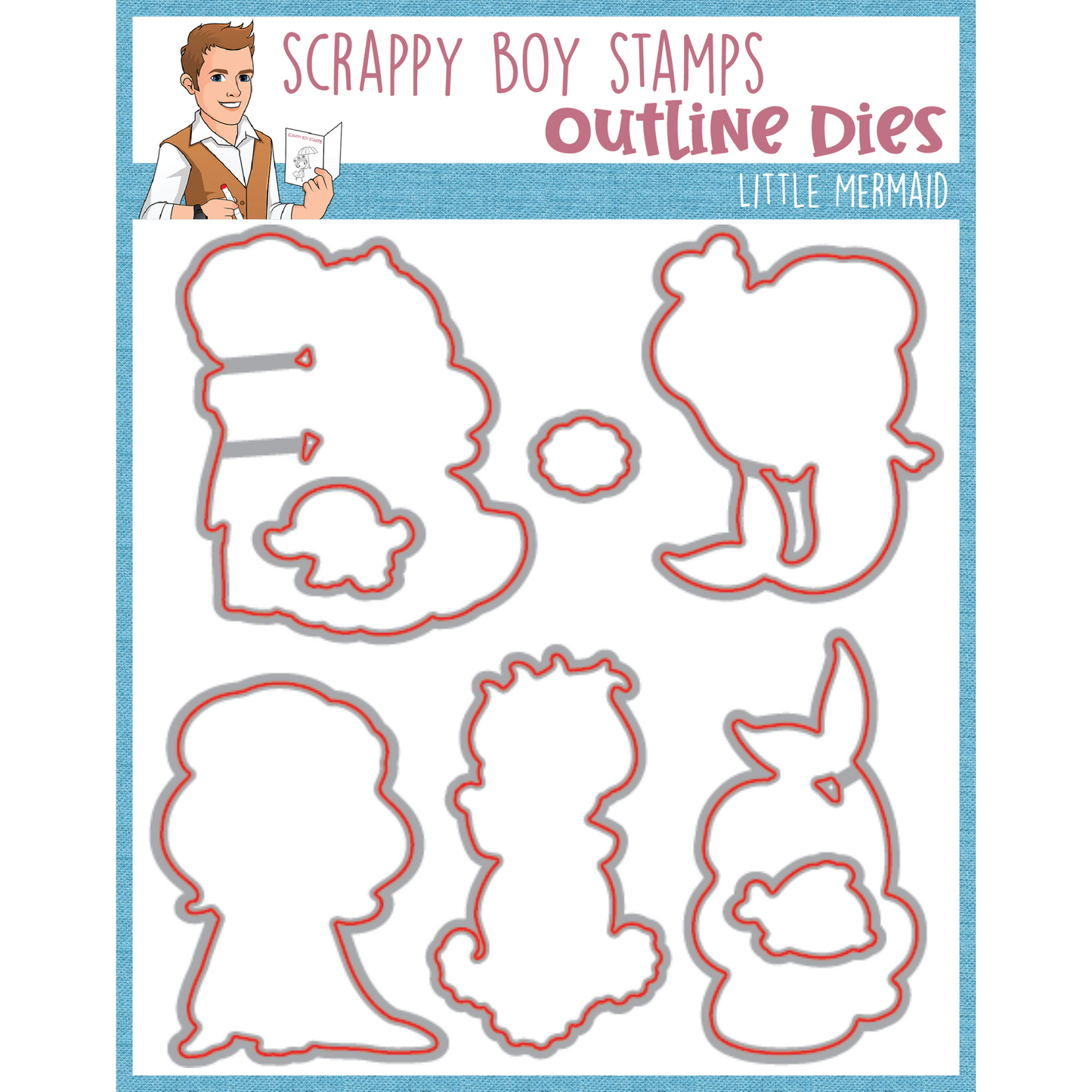 
                  
                    Bundle - Little Mermaid Stamp & Outline Dies
                  
                