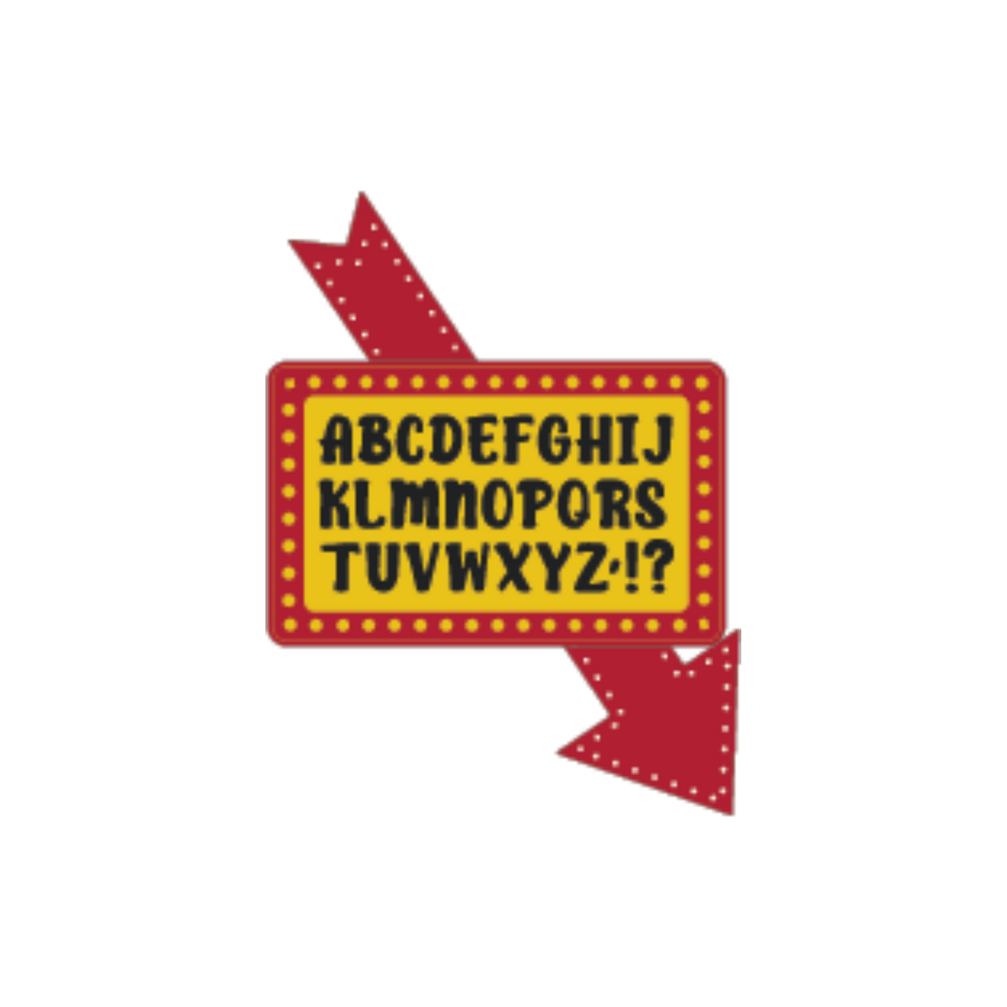 Marquee Sign Die scrappyboystamps