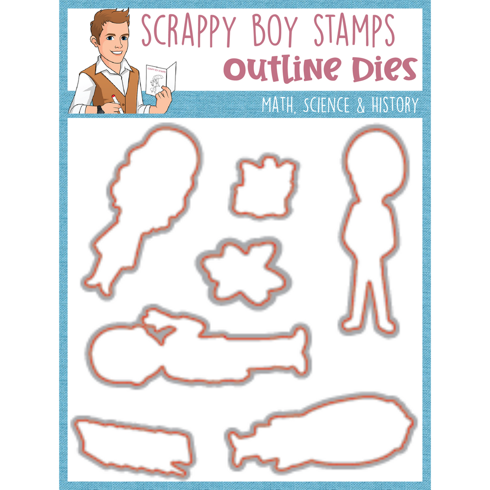 I Want It All Bundle - Math, Science & History Release Scrappy Boy Stamps