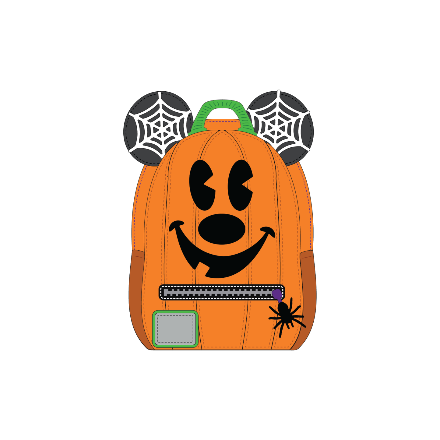 Pumpkin Mouse Backpack Add On Die Set scrappyboystamps