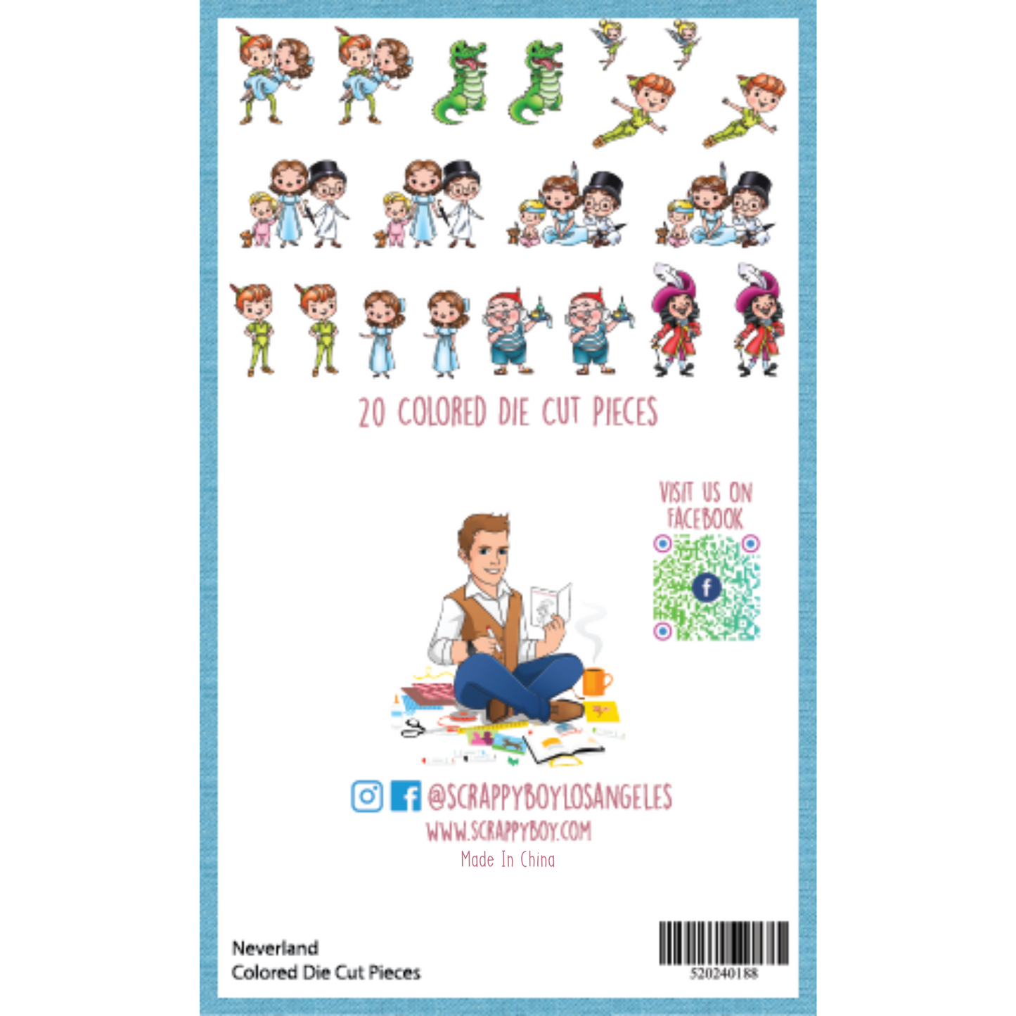 
                  
                    Neverland - Colored Die Cut Pieces Scrappy Boy Stamps
                  
                