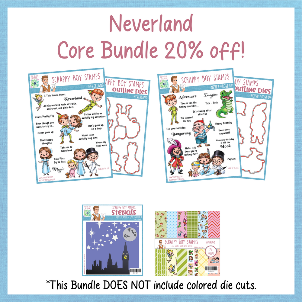
                  
                    Core Bundle - Neverland Release Scrappy Boy Stamps
                  
                