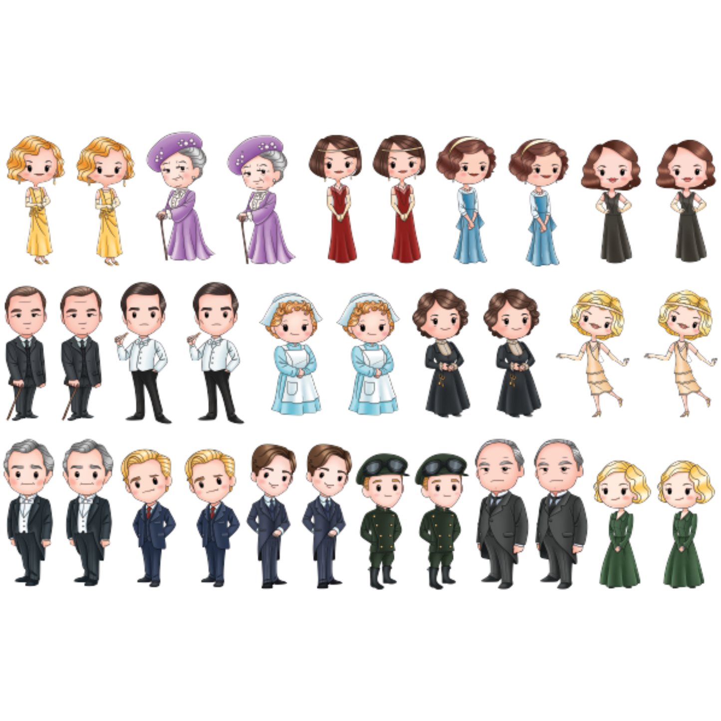 Noble Traditions - Colored Die Cut Pieces Scrappy Boy Stamps