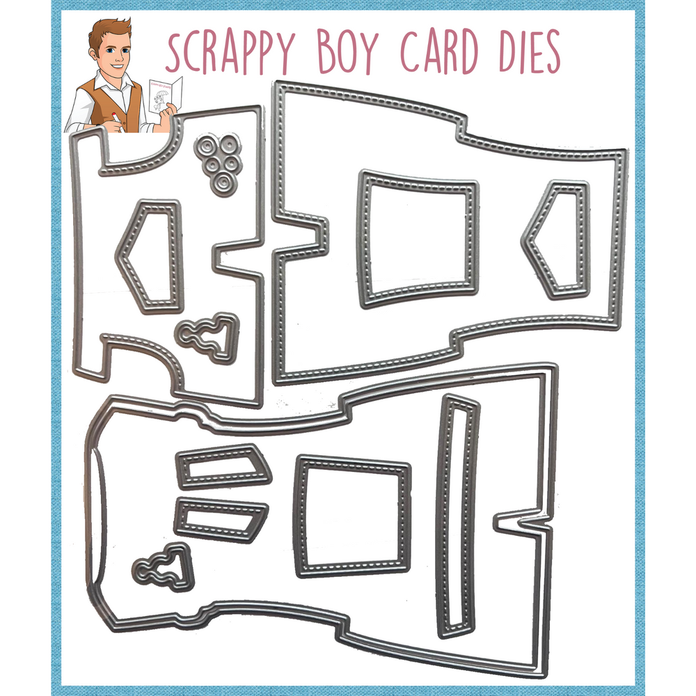 Overall Shaped Card Die