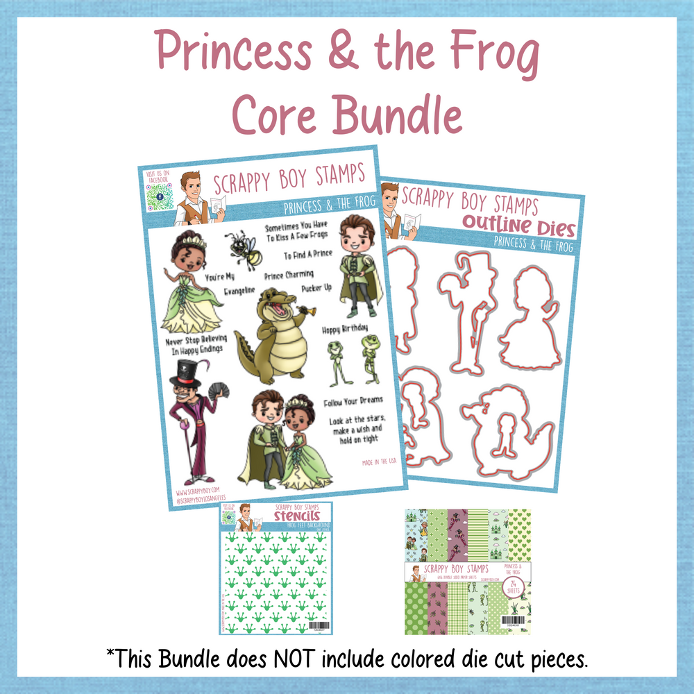 Core Bundle - Princess & the Frog Release Scrappy Boy Stamps